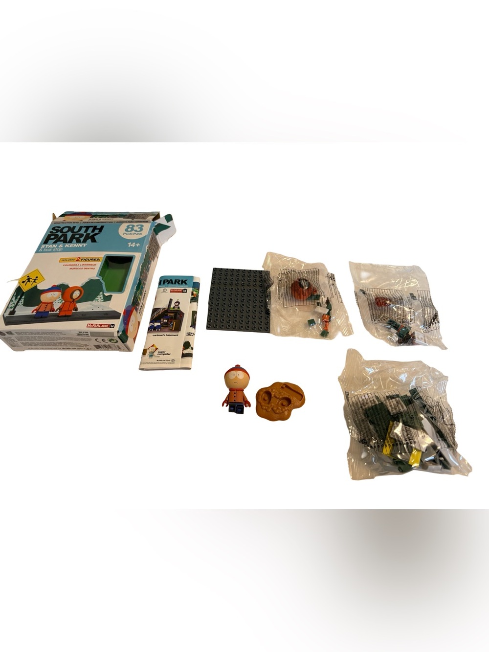 South Park Stan & Kenny‎ Bus Stop McFarlane Toys Set 83 PCS Complete - Picture 4 of 4